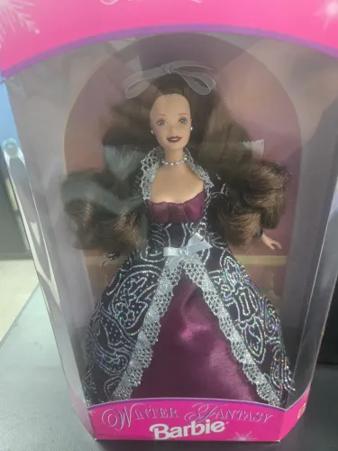1996 Winter Fantasy Barbie 2 Brunette - Sam's Club Exclusive