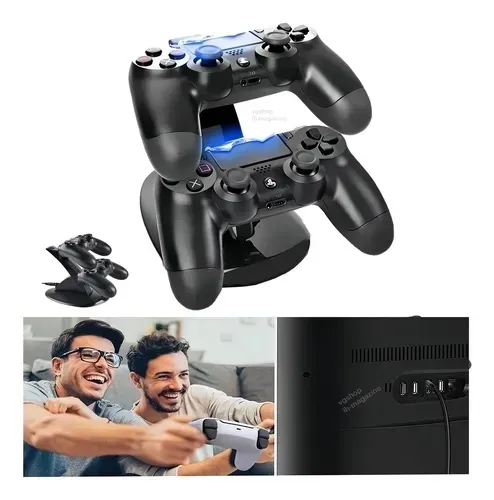 Carregador Controle Ps4 Suporte Dock Vertical Playstation 4