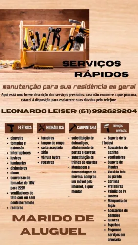 Prestador de serviços (marido de aluguel)