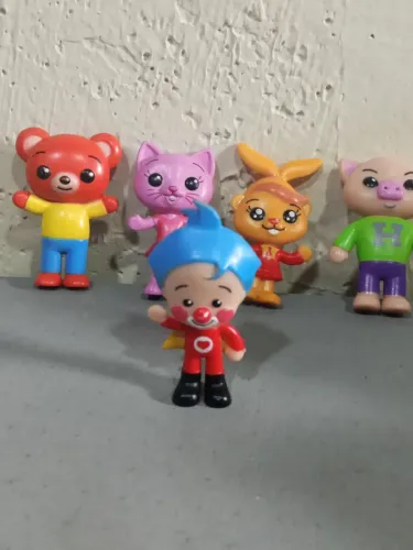 Turma do Palhaço Plim Plim Herói do Coração 5 Peças 