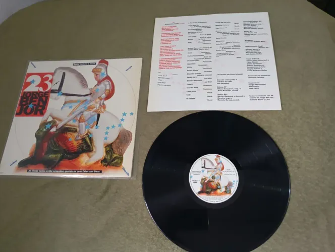 Lp Disco Vinil JORGE BEN JOR com Encarte ÓTIMO ESTADO sem Riscos NOVÍSSIMO 
