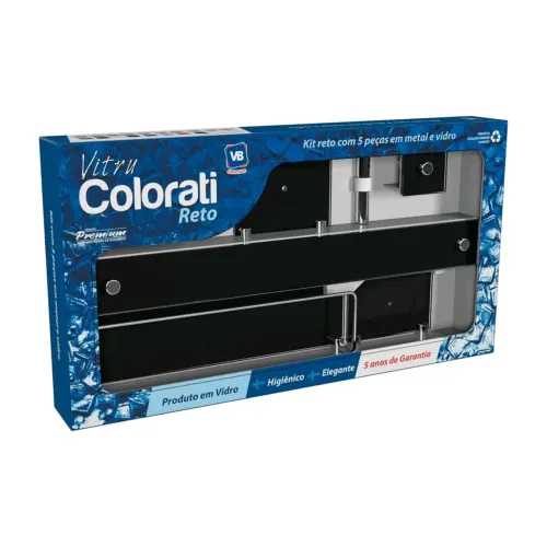 KIT PARA BANHEIRO VITRU COLORATI VB CRISTAIS