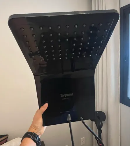 Chuveiro Zagonel Ducali Black Eletrônica 7500w 220v