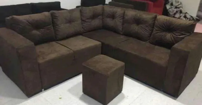 Sofá de canto em L
