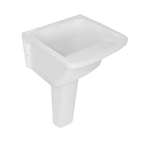 Tanque 50x51cm com Coluna 54,5 It200 Branco Icasa