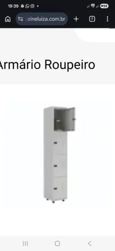 Armário Roupeiro Aço