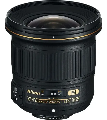 Lente nikon afs 20mm 1.8 fx