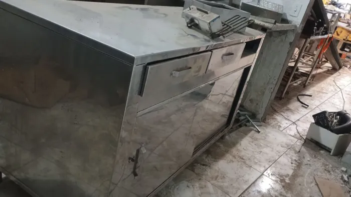 Bancada em aço inox