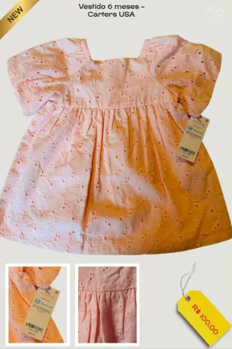 Vestido Carters 6 meses