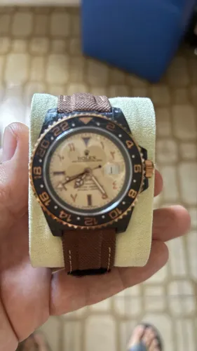 Relógio Rolex GTM. Máquina Heta Suíça.