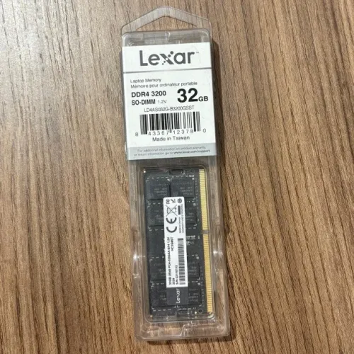 Memória Lexar DDR4 32Gb Notebook 3200Mhz