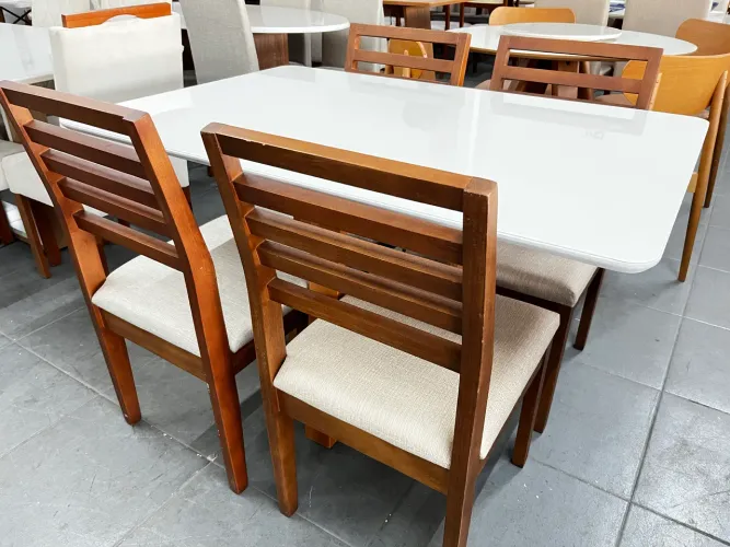 Mesa completa madeira