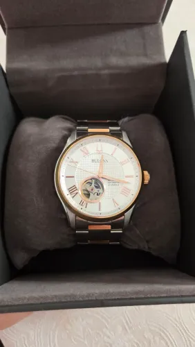 Relógio Bulova Classic Wilton (Open Heart 98A213)