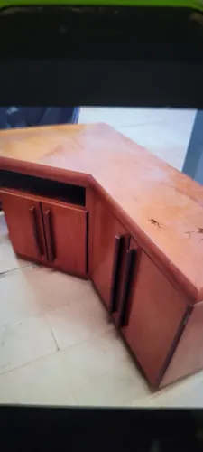 Cômoda de canto madeira maciça