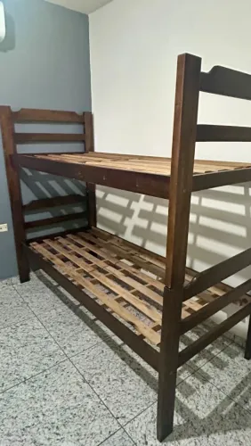 Cama beliche madeira maciça 