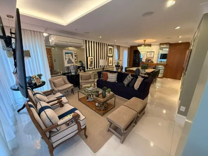 Apartamento Alto Padrão | 3 Dormitórios (sendo 3 Suites ) | 169 m² | Pompéia/santos -sp