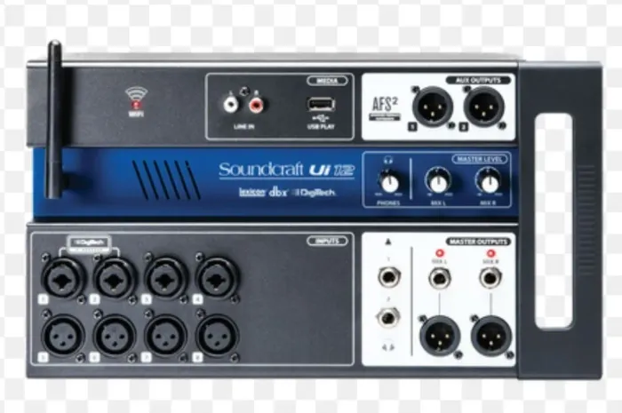 Mesa de Som Digital Soundcraft Ui12 nova com 1 ano de garantia