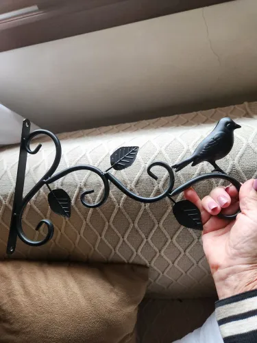 Suporte ferro pintura preto estático grande