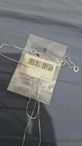 Aceito Oferta - Cordão Aço Prata Banhado