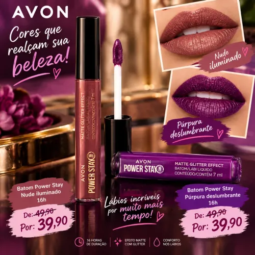 Saldão de batom Avon a pronta entrega.
