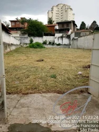 TERRENO À VENDA NA VILA SÃO FRANCISCO, SÃO PAULO.