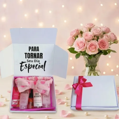 Kit Presente Autocuidado  Skin Care Rosa Mosqueta -Presente Especial Dia Das Mães