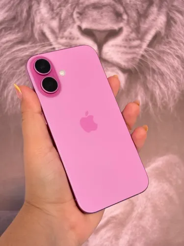 iPhone 16 rosa com caixa e nota (Impecável) 