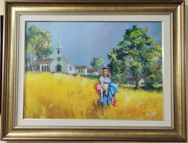 Excepcional Óleo Sobre Tela de Nilson Muller 