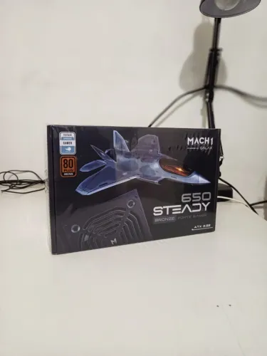Fonte Real Mach1 Steady 650W 80 Plus Bronze - Produto Novo (Lacrado) 