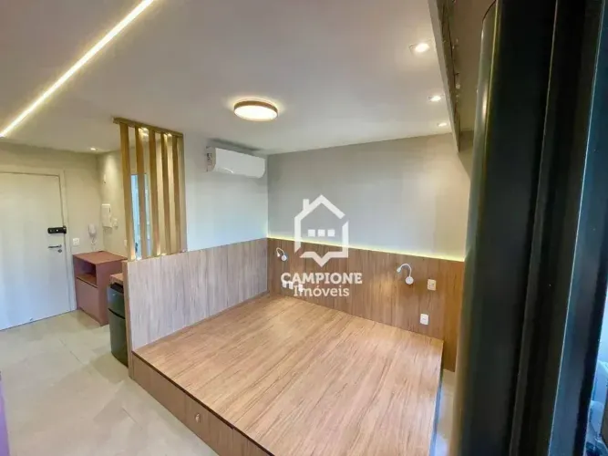 Apartamento com 1 dormitório para alugar, 25 m² por R$ 3.769,20/mês - Perdizes - São Paulo