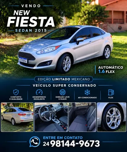 Ford Fiesta Sedan 1.6 16V Flex Aut. 2015