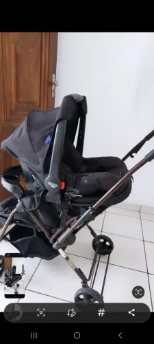 Carrinho de bebê+bebê conforto