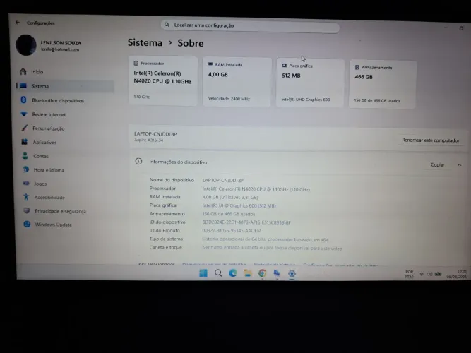 NOTEBOOK ACER ASPIRE 3 A315