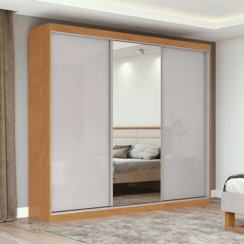 Guarda-Roupa 3 Portas Casal 2,30m Fênix 100%MDF tt3