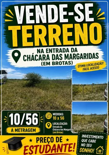 VENDE-SE TERRENO PRÓXIMO AO ÁGUAS CLARAS - SÃO GONÇALO DOS CAMPOS(BA)
