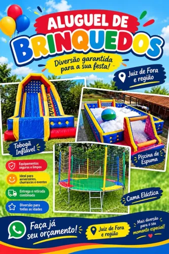Aluguel brinquedos