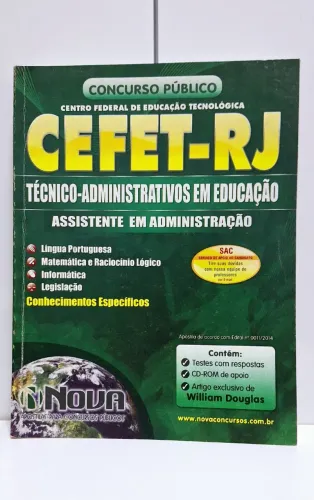 Livro de estudo para concurso público | Técnico e assistente administrativo do CEFET-RJ