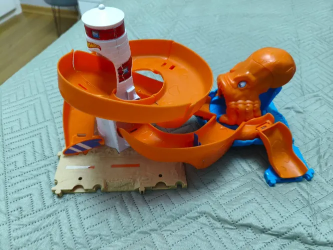 Pista Hotwheels City Polvo