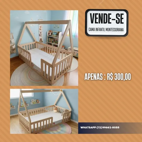 Cama infantil montessoriana
