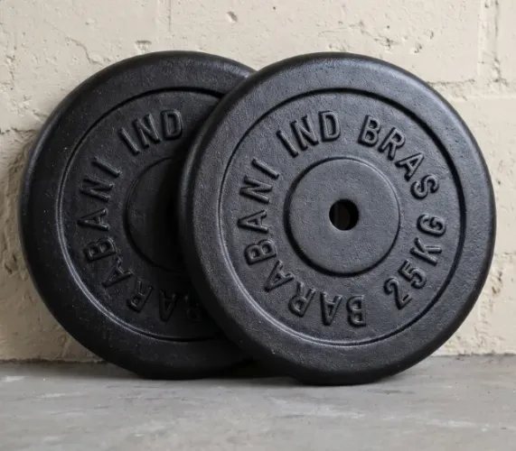 Anilhas de Peso 25kg - Unidade R$ 200