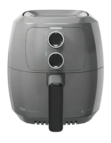Fritadeira Elétrica Air Fryer WAP WAFF2-C Family 4 Litros Antiaderente Cinza