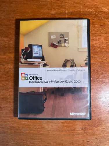 CD-ROM de Instalação Microsoft Office para Estudantes e Professores - Edição 2003 - ÓTIMO