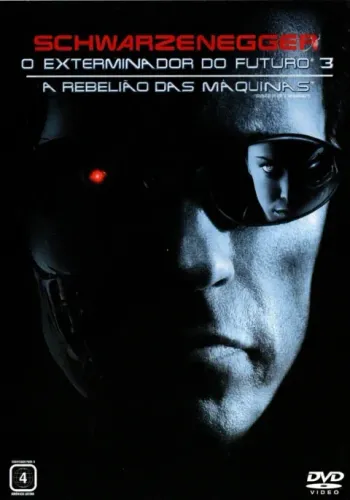 DVD O Exterminador do Futuro 3 A Rebelião das Máquinas Schwarzenegger Filme Ação Sci-Fi