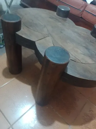 Mesa de centro rústica 