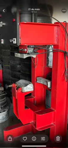 Máquina vulcanização 