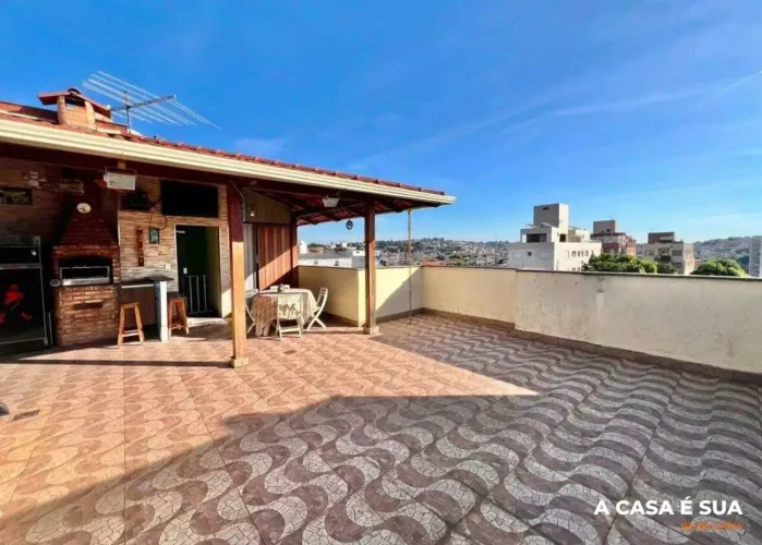 Cobertura à venda, 3 quartos, 1 vaga, Centro - Contagem/MG