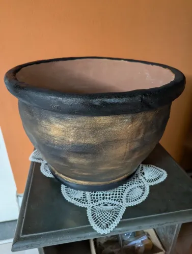 Vaso grande, novo de concreto