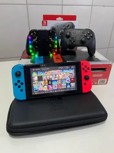 Nintendo Switch Desbloqueado + Controle Pro