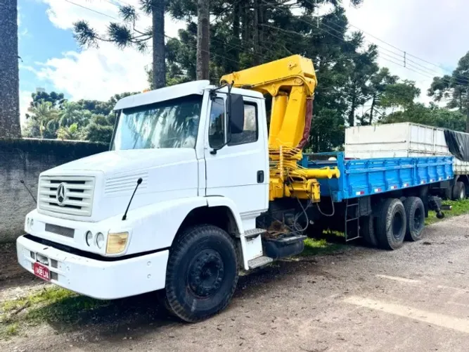 Barato! Conjunto Munck 35Ton Caminhao MB1622 2001 c/ Madal 4H e 3M em Curitiba Diret Prop