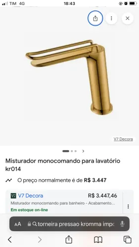 Torneira gourmet KROMMA